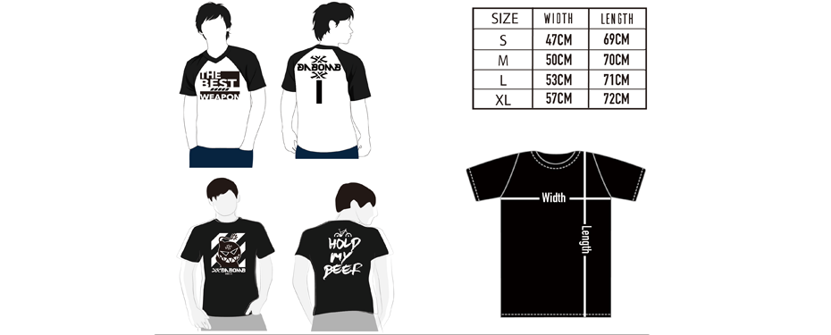 DA BOMB SHIRT TECHNICAL TEE WHITE
