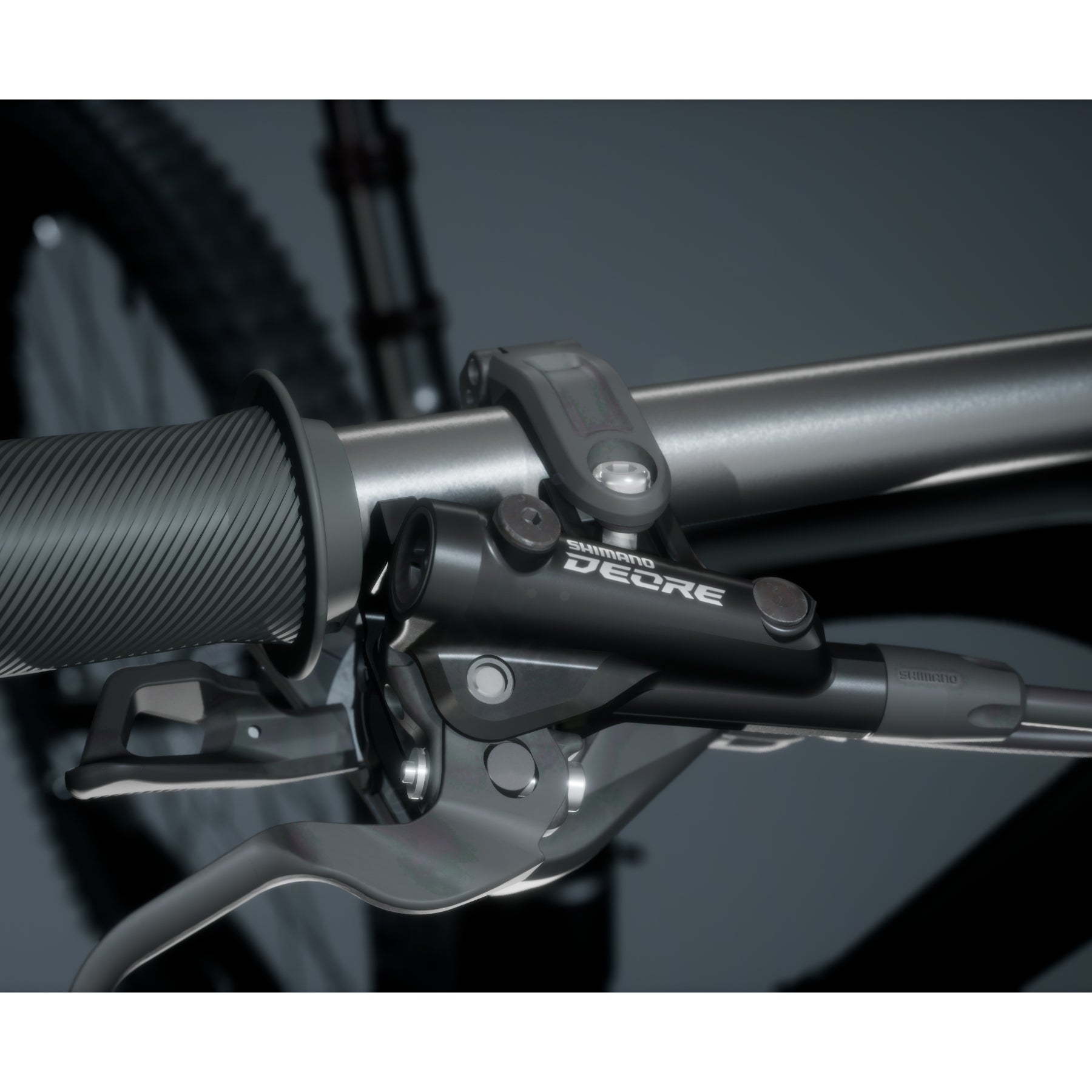Shimano DEORE BL-M6100, RESIN PAD, 1700mm,(SM-BH90-SS BLACK_ WITH CONNECTOR